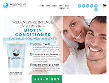 Tablet Screenshot of biotinconditioner.com